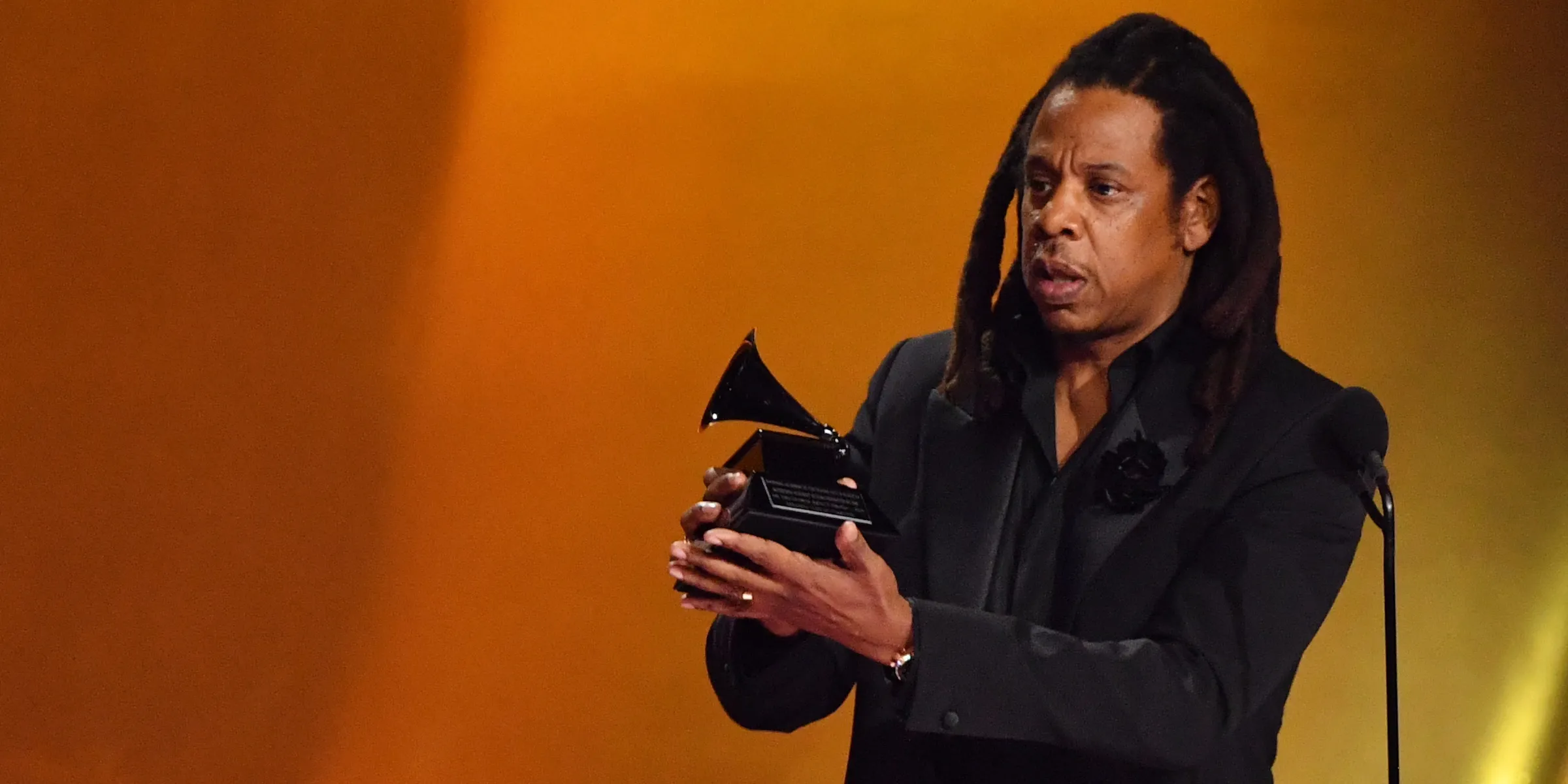 JAYZ Accepts Dr. Dre Global Impact Award 2024 GRAMMYs