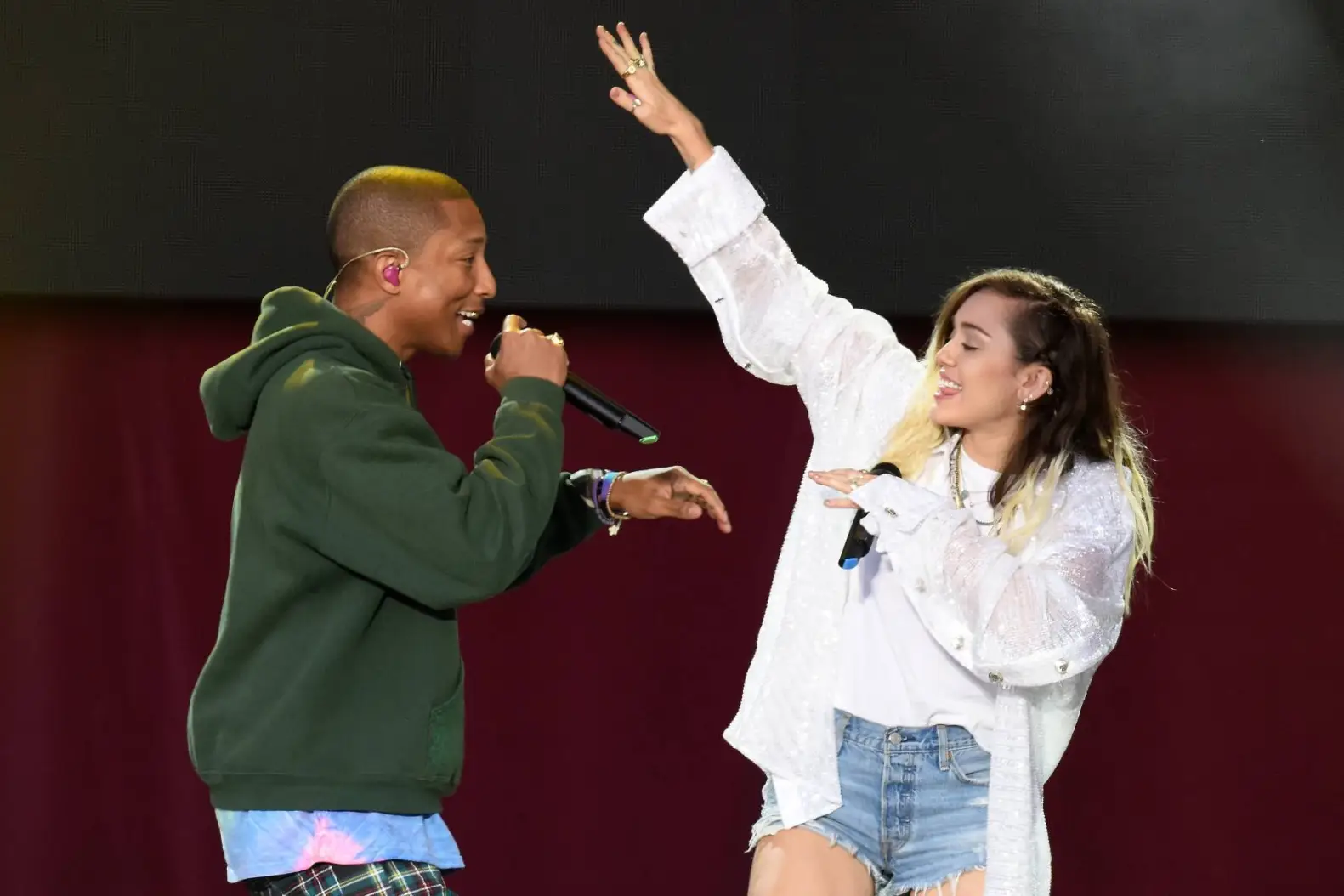 Miley Cyrus and Pharrell Williams Drop Collaborative Music Video