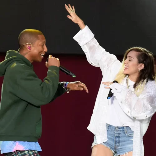 Miley Cyrus and Pharrell Williams Drop Collaborative Music Video